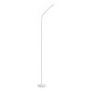 Safco Resi LED Floor Lamp, Gooseneck, 60 in. Tall, White 1017WH